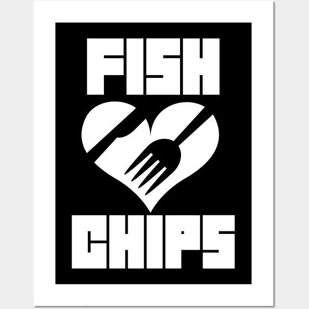 Fish x Chips Wall Art by mksjr